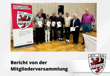 Steigende Mitgliederzahlen beim MTV 1846 Gießen